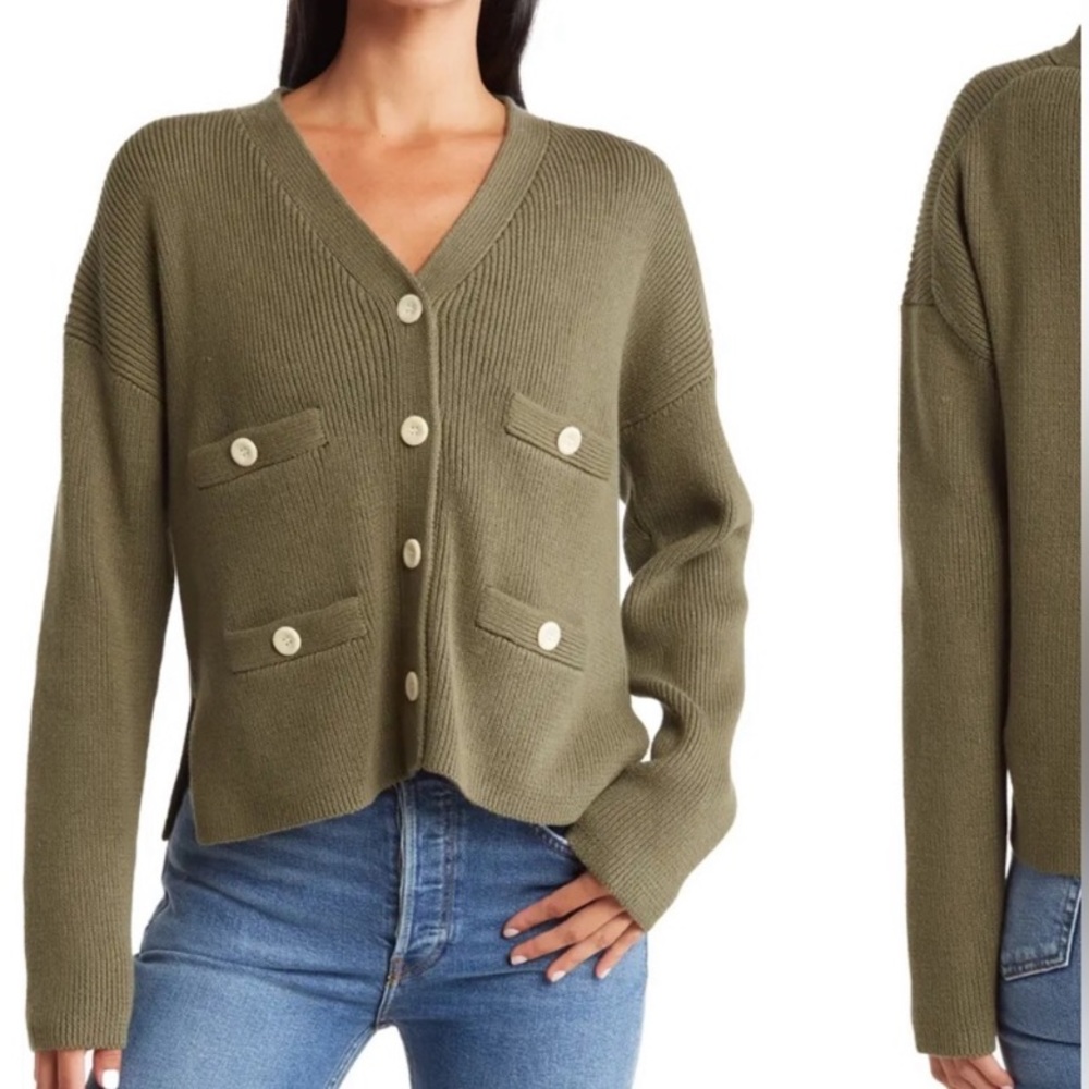 NWT 
Alex Mill Jo Ribbed Cardigan